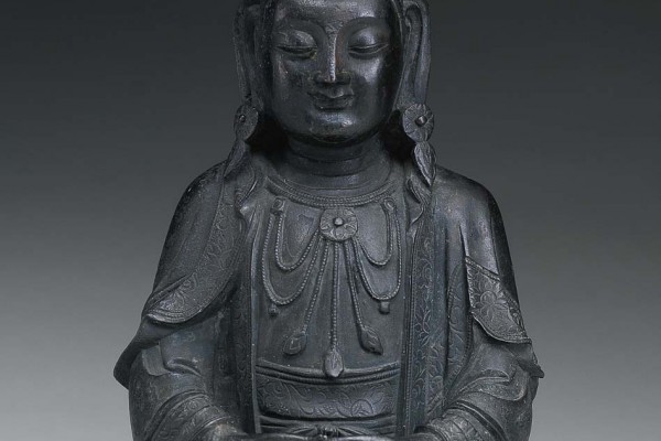 Bronze Guanyin Chine Dynastie Ming