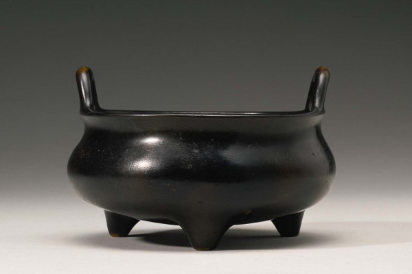Brûle Parfum Bronze Patine  Chine Dynastie Qing