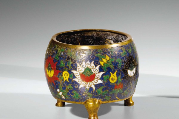 Brûle Parfum en bronze doré Chine Dynastie Ming