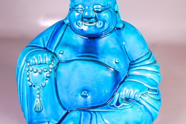 Bouddha en porcelaine   Chine      Période république    XX° siècle