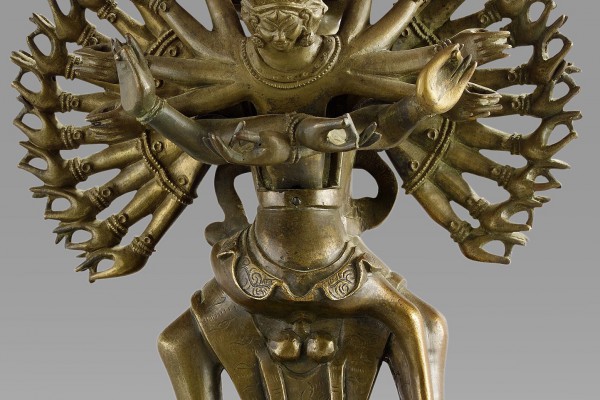 Bronze doré   Tibet XX° siècle